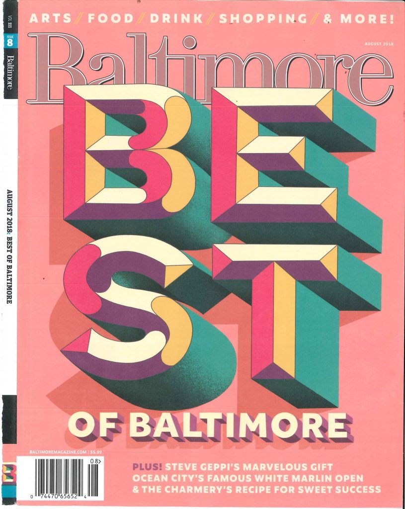 Baltimore Magazine - August 2018
